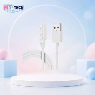 Dây sạc đồng hồ thông minh dạng nam châm hít hàng zin theo đồng hồ màu Trắng
