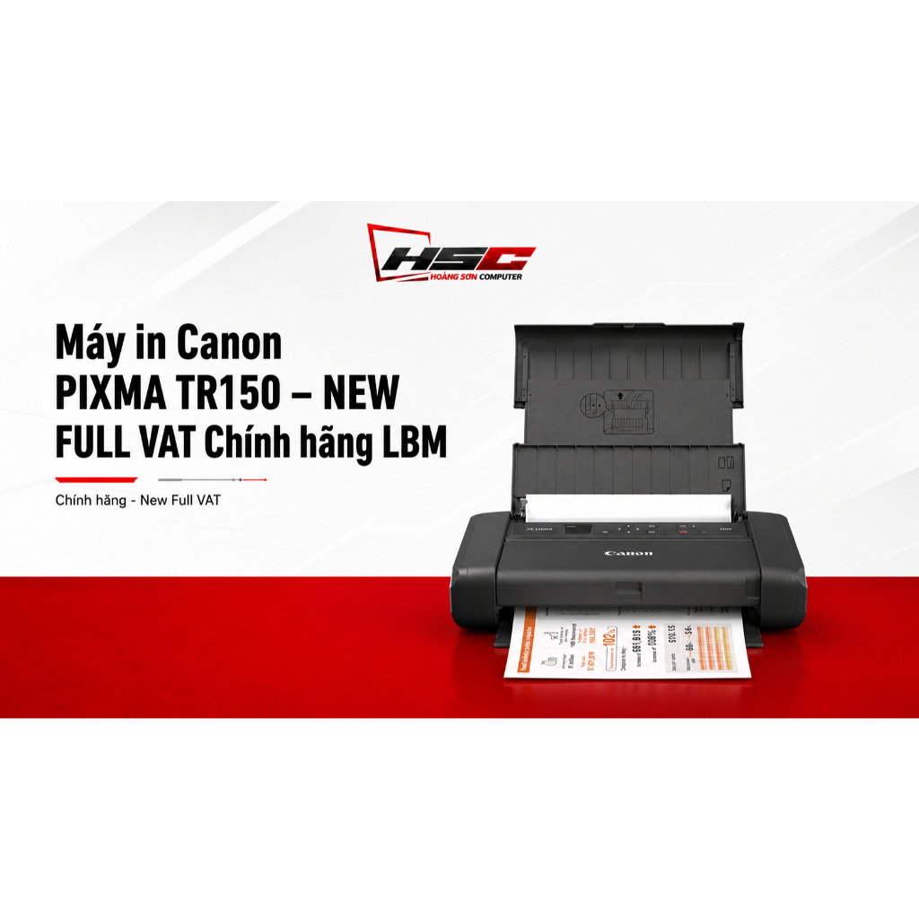 Máy in Canon PIXMA TR150 – NEW FULL VAT Chính hãng LBM