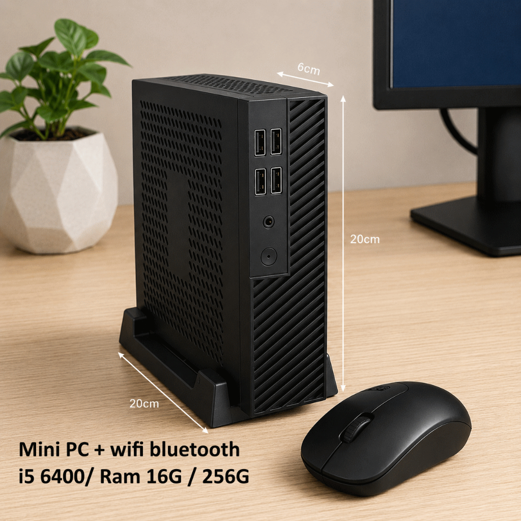 Mini PC hỗ trợ i5 i7 Gen 6 (16GB/512GB) - Máy Tính Mini Nhỏ Gọn Cho Văn Phòng, Học Tập | NEW BH 12T