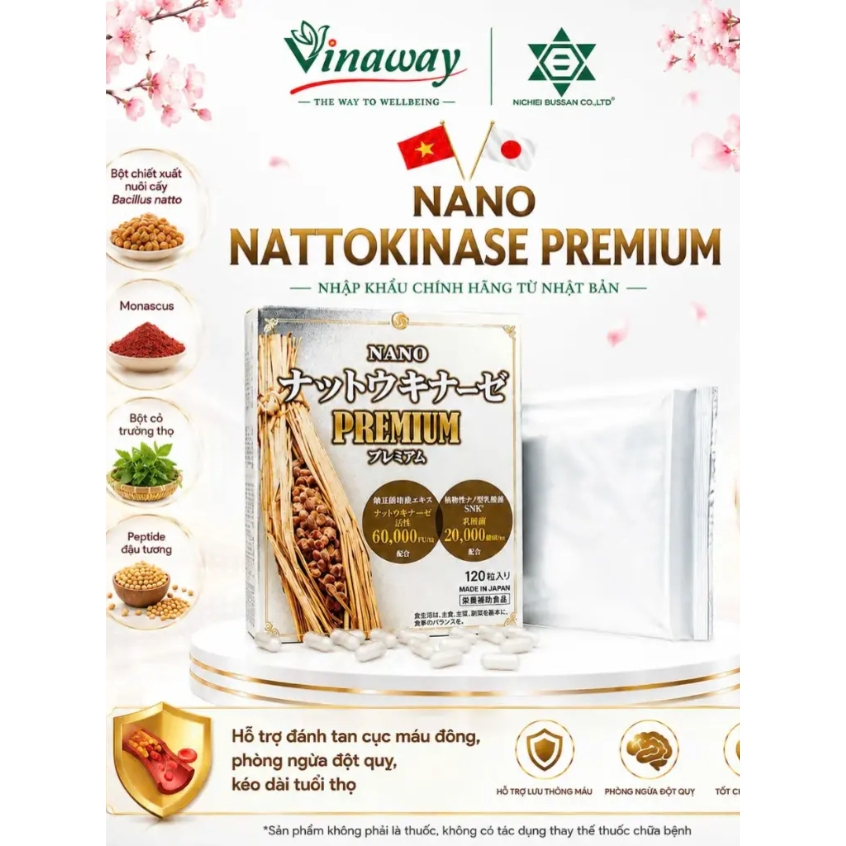 NANO NATTOKINASE PREMIUM 60.000 FU