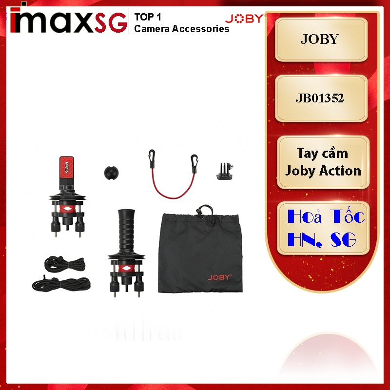 TAY CẦM JOBY ACTION JIB KIT - DÙNG CHO GOPRO, ACTION CAM - JB01352 + Quà tặng