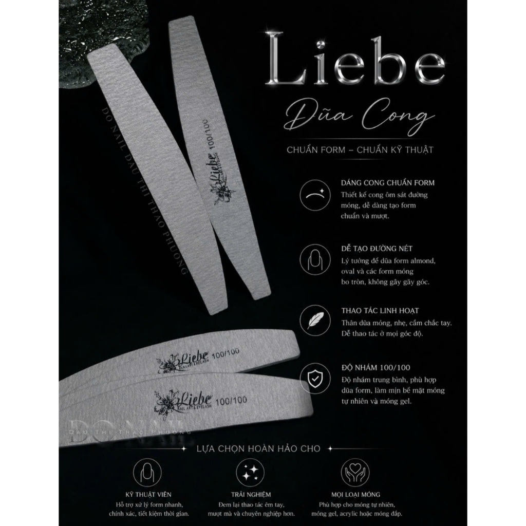 Dũa Móng Tay/ Dũa Bột/ Gel Liebe