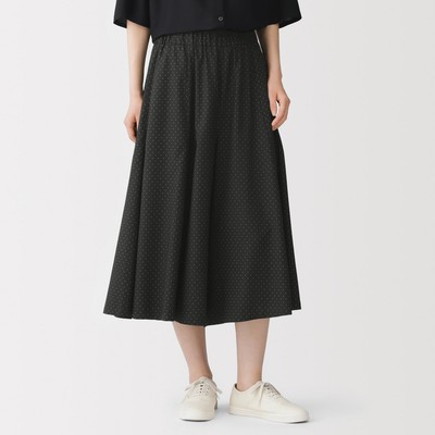 [26AW] MUJI Quần Váy Nữ Vải Lyocell Pha
