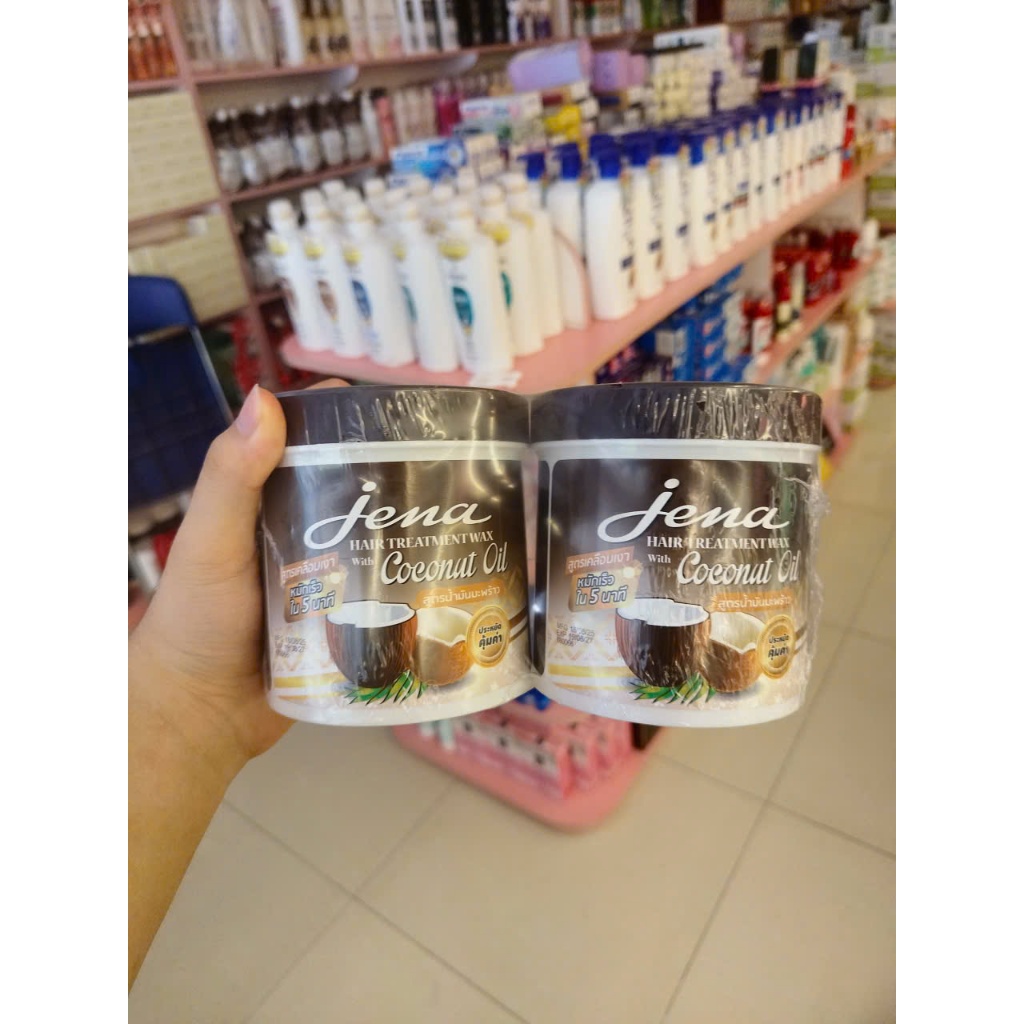 KEM Ủ TÓC JENA DẦU DỪA, BƠ THÁI LAN 500ML – PHỤC HỒI HƯ TỔN, DƯỠNG TÓC MỀM MƯỢT