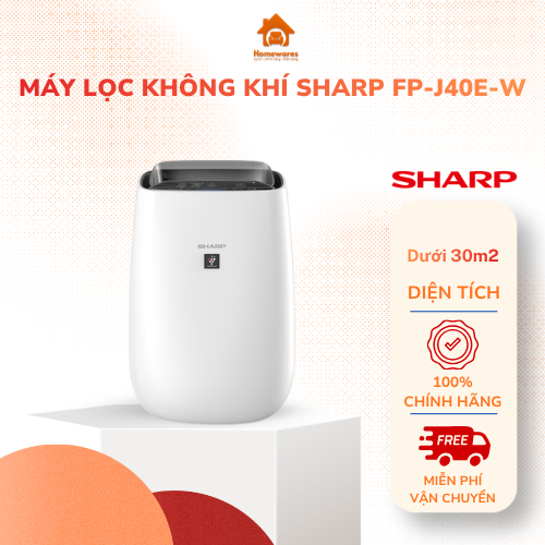 FP-J40E-W - Máy lọc không khí Sharp FP-J40E-W 23W - CHÍNH HÃNG