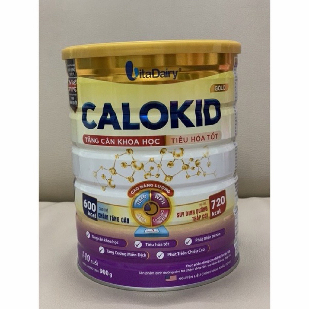 Combo 2.3.4 Lon Calokid 1+ lon 900g (Date mới)