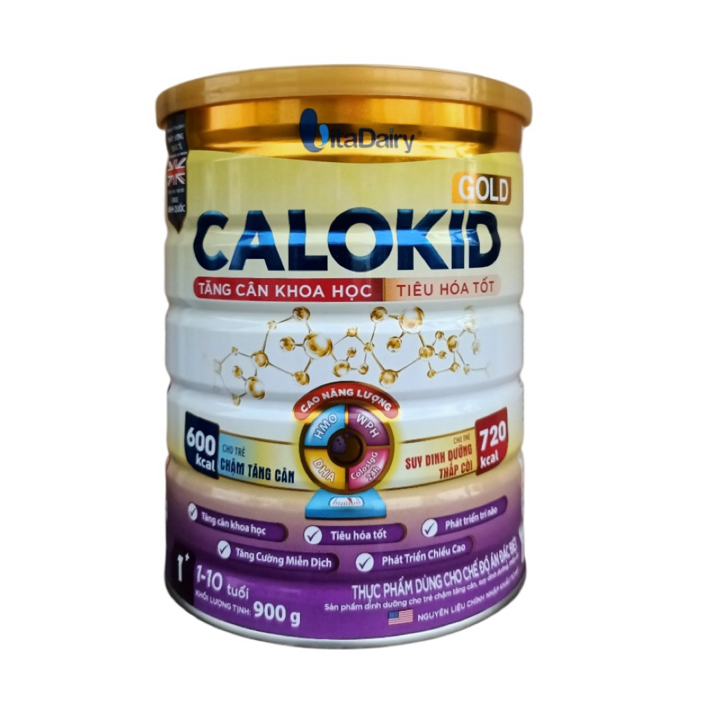 Combo 2.3.4 Lon Calokid 1+ 900g (Date mới)