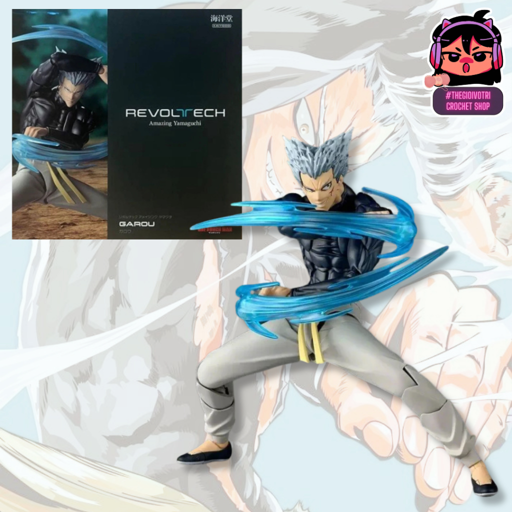 REVOLTECH AMAZING YAMAGUCHI (AUTHENTIC) HIGH QUALITY ACTION FIGURE "GAROU - ONE PUNCH MAN" (NEWSEAL)