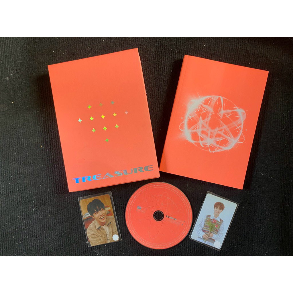 Treasure Album Full 1st Treasure effect đã khui seal, gồm CD 2 photocard và photobook .