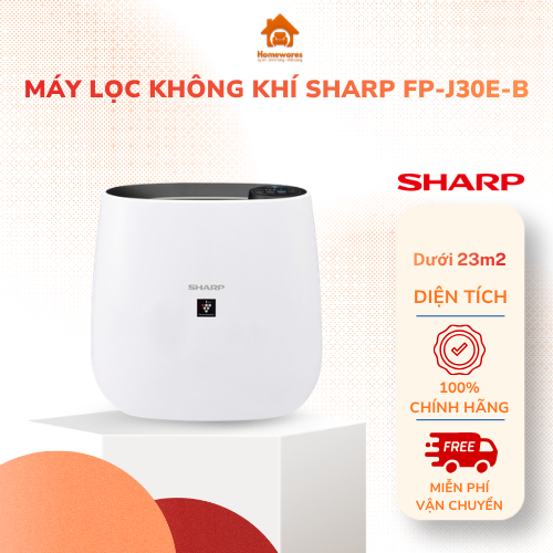 FP-J30E-B - Máy lọc không khí Sharp FP-J30E-B - CHÍNH HÃNG, bộ lọc HEPA