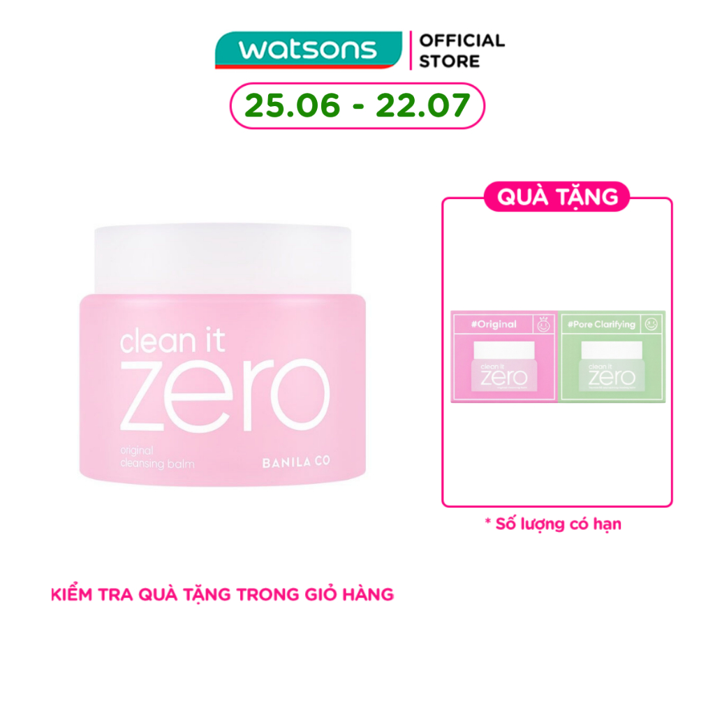 Sáp Tẩy Trang Banila Co Clean It Zero Original Cleansing Balm 180ml