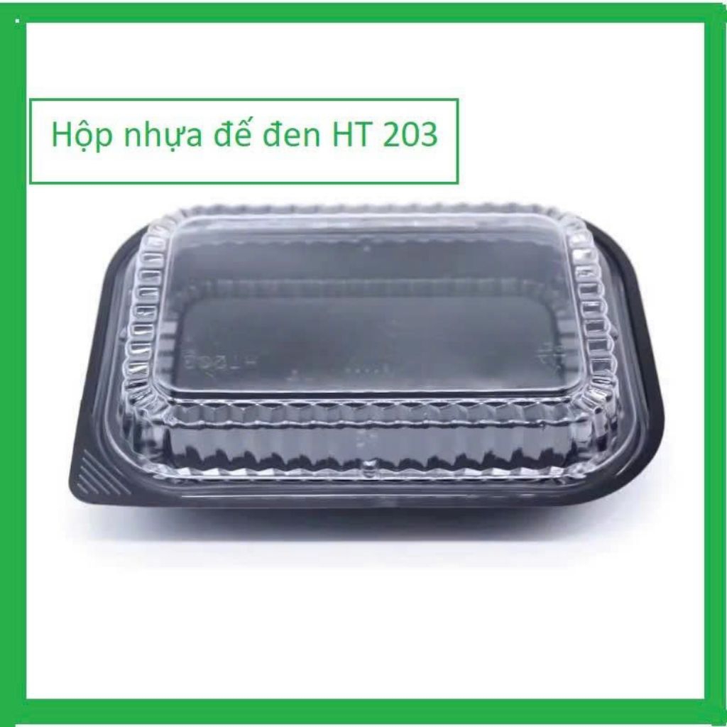 [100] Hộp nhựa 1 ngăn lớn HT203