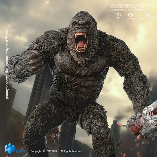 [Hàng sắp về] Mô hình chính hãng Hiya Toys: Kong 2.0 (Godzilla vs. Kong) (hiya kong)