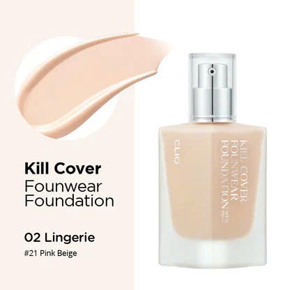Kem nền Clio Kill Cover Glow Foundation #02