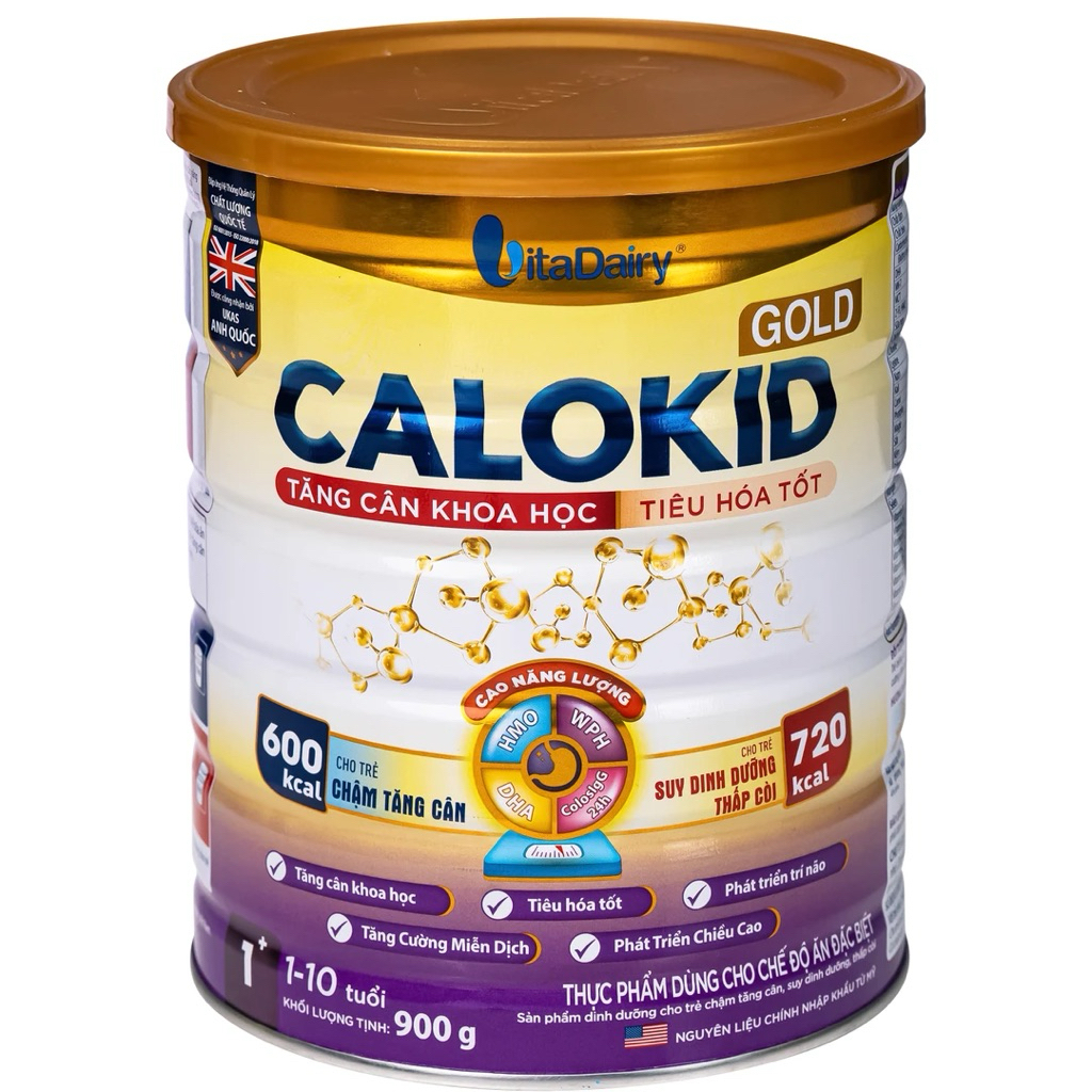 Combo 2 .3.4 Calokid 1+ 900g ( Date mới)