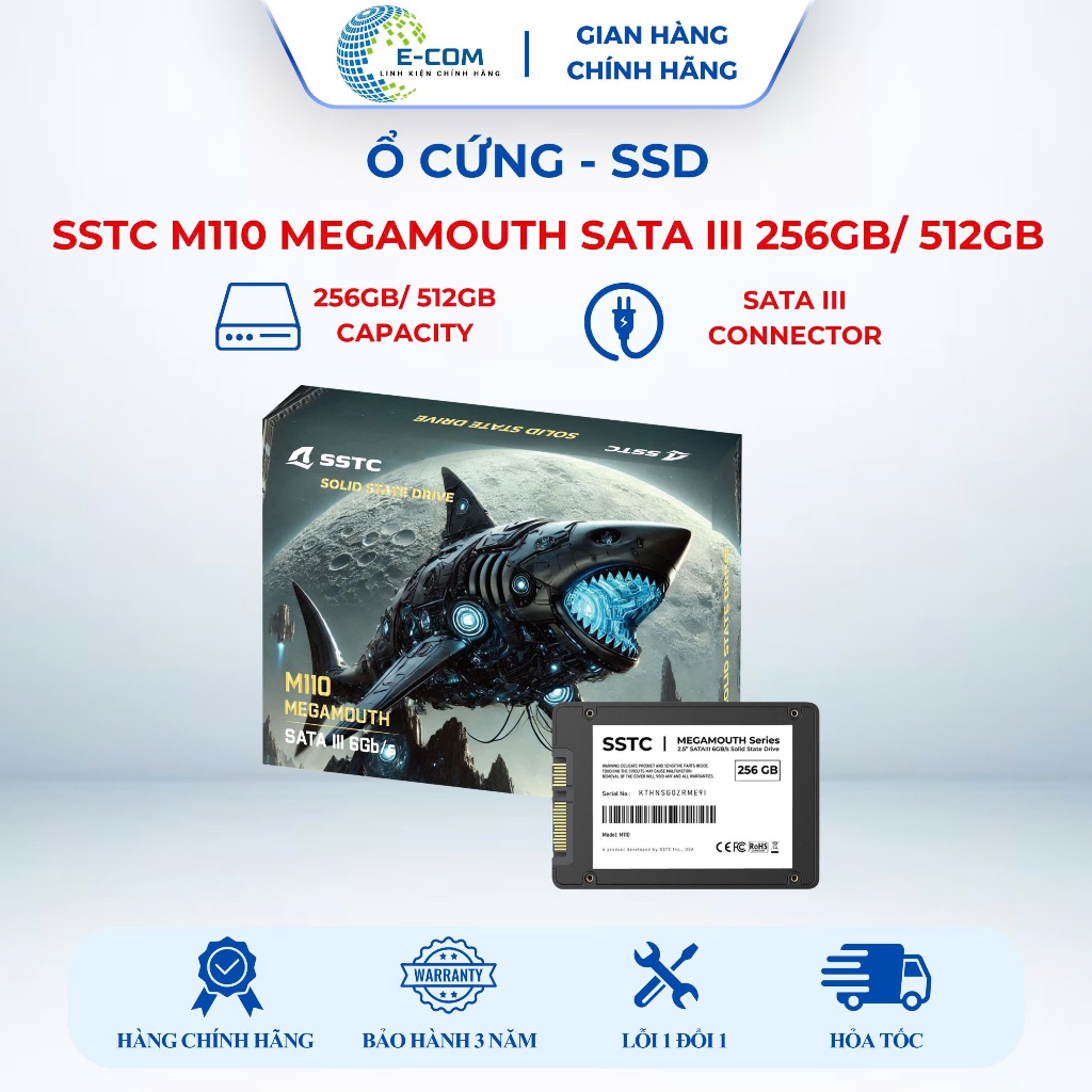 [SP FULL VAT] Ổ cứng SSD SSTC M110 256GB/ 512GB 2.5 inch SATA III