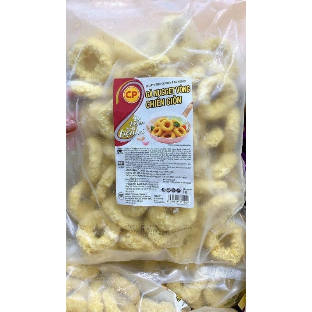 Gà Nuget Vòng Chiên Giòn 1kg