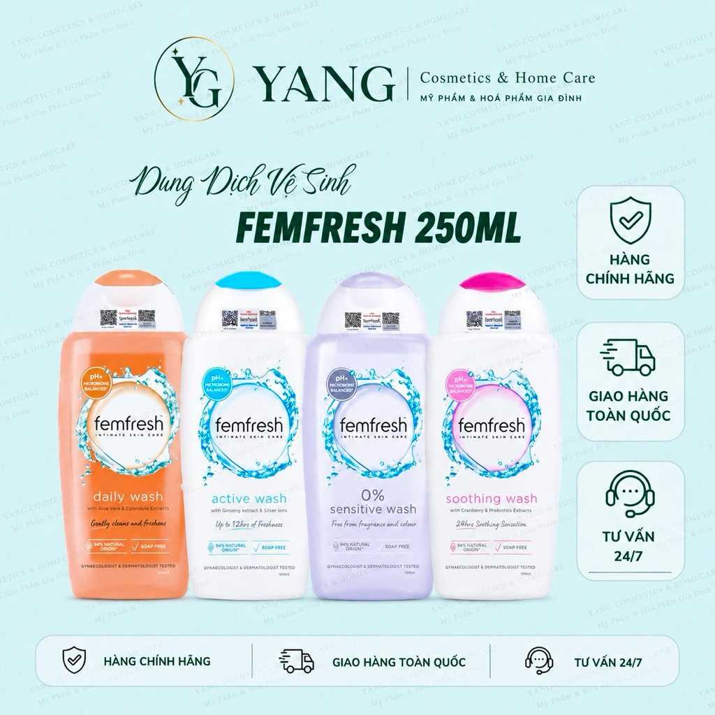 Dung Dịch Vệ Sinh Phụ Nữ Femfresh Intimate 250ml - Femfresh Intimate Skin Care Daily