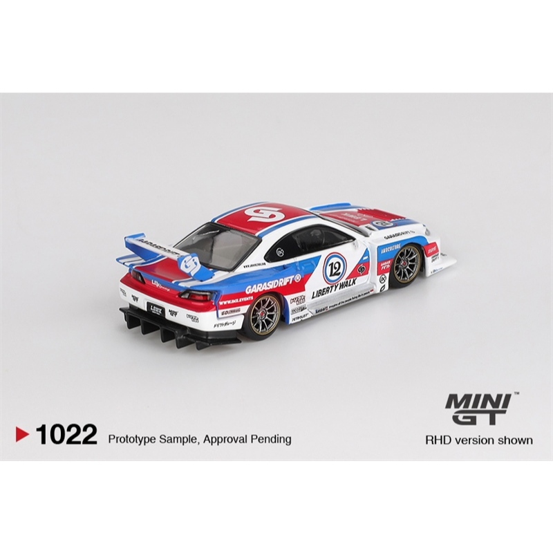 Mô Hình Xe Mini GT MGT01022-BL Nissan LB-Super Silhouette S15 Silvia GarasiDrift X LBWK 2025 1:64