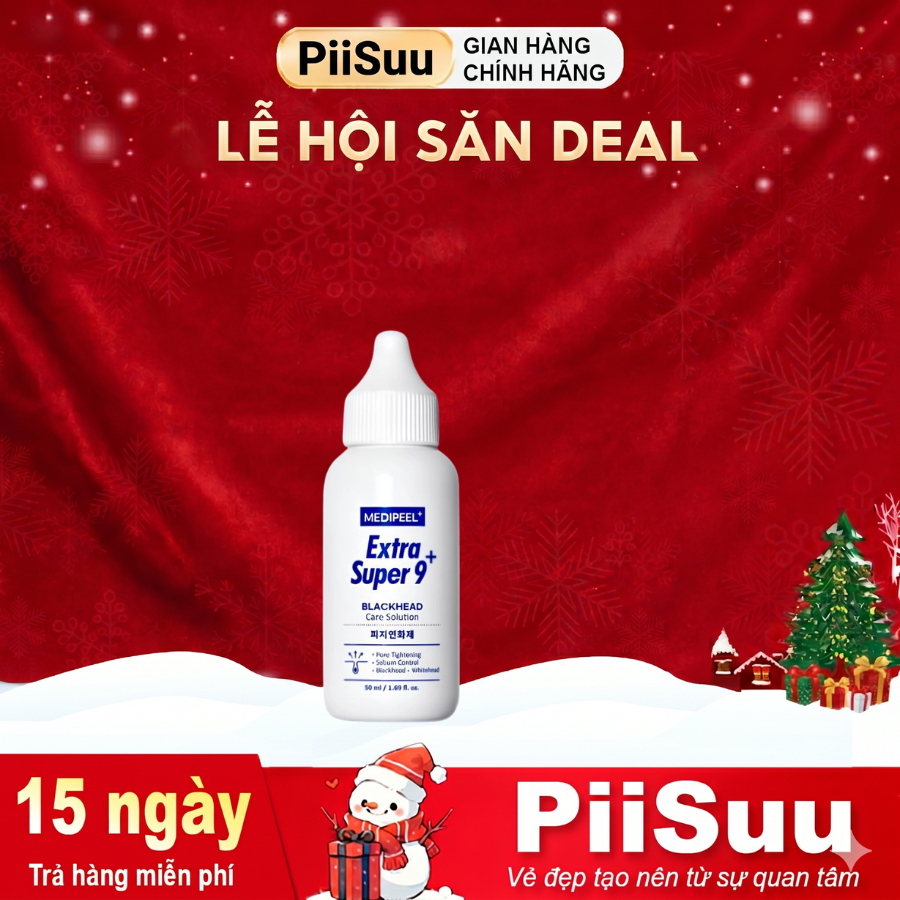 Sản phẩm đẩy mụn đầu đen - Dung dịch ủ mụn Medipeel Extra Super 9+ BlackHead