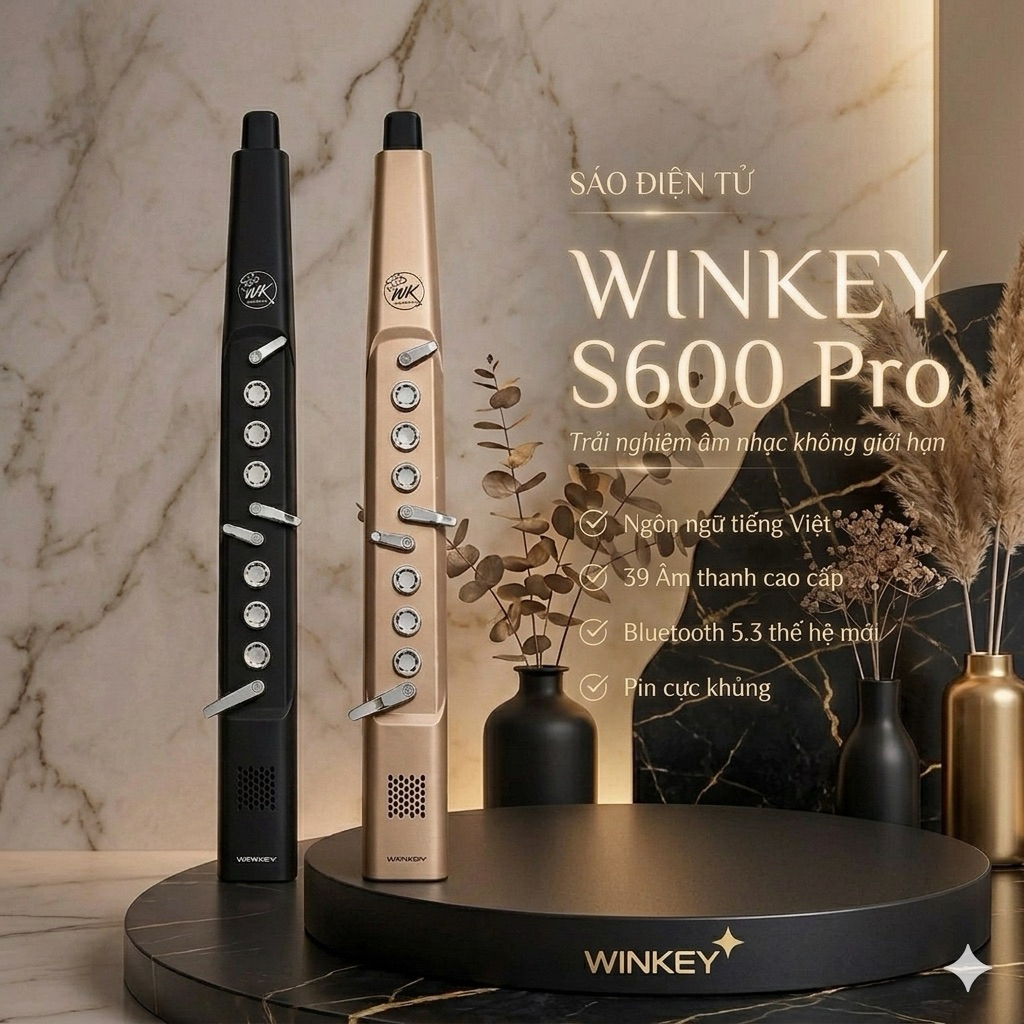 Sáo điện tử S600 pro tiếng việt BH 12 tháng