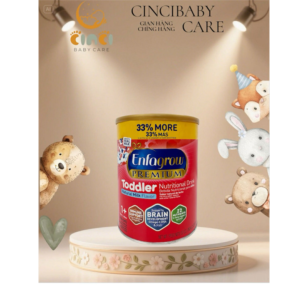 Sữa uống dinh dưỡng vị tự nhiên Toddler Enfagrow Premium