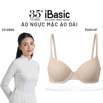 Áo ngực mặc áo dài có gọng iBasic mút vừa cup T-Shirt BRAW120