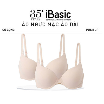 Combo 2 Áo ngực mặc áo dài có gọng iBasic mút vừa cup T-Shirt BRAW120