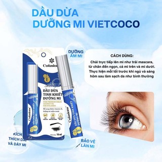 🌿 Mascara Dưỡng Mi Dầu Dừa Vietcoco – Mi Dài, Dày, Cong Tự Nhiên!