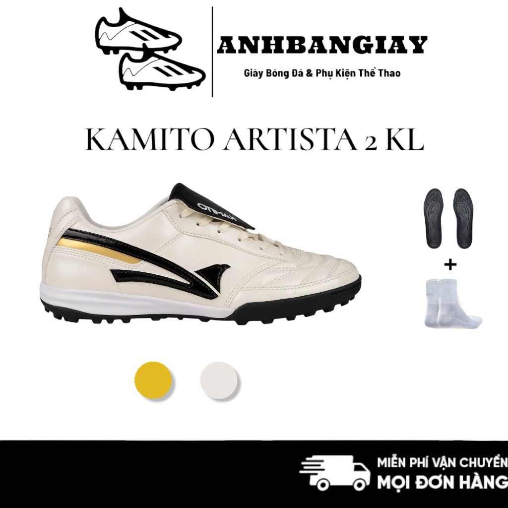 [ DEAL ĐỘC QUYÊN  ] Giày Bóng Đá KAMITO ARTISTA 2 KL TF (Tặng Vớ Dệt Kim + Lót MZN & PM Chính Hãng)