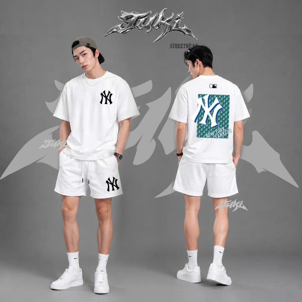 Set Bộ TUKI Nam N.Y Heritage Streetwear Unisex 100% Cotton