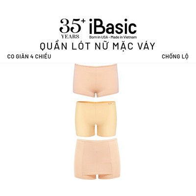 Giá trải nghiệm set quần lót mặc váy nữ học sinh nữ không lộ viền iBasic