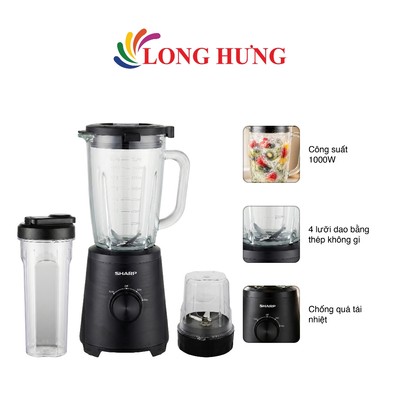 Máy xay sinh tố Sharp EM-SG1000-BK - Hàng chính hãng