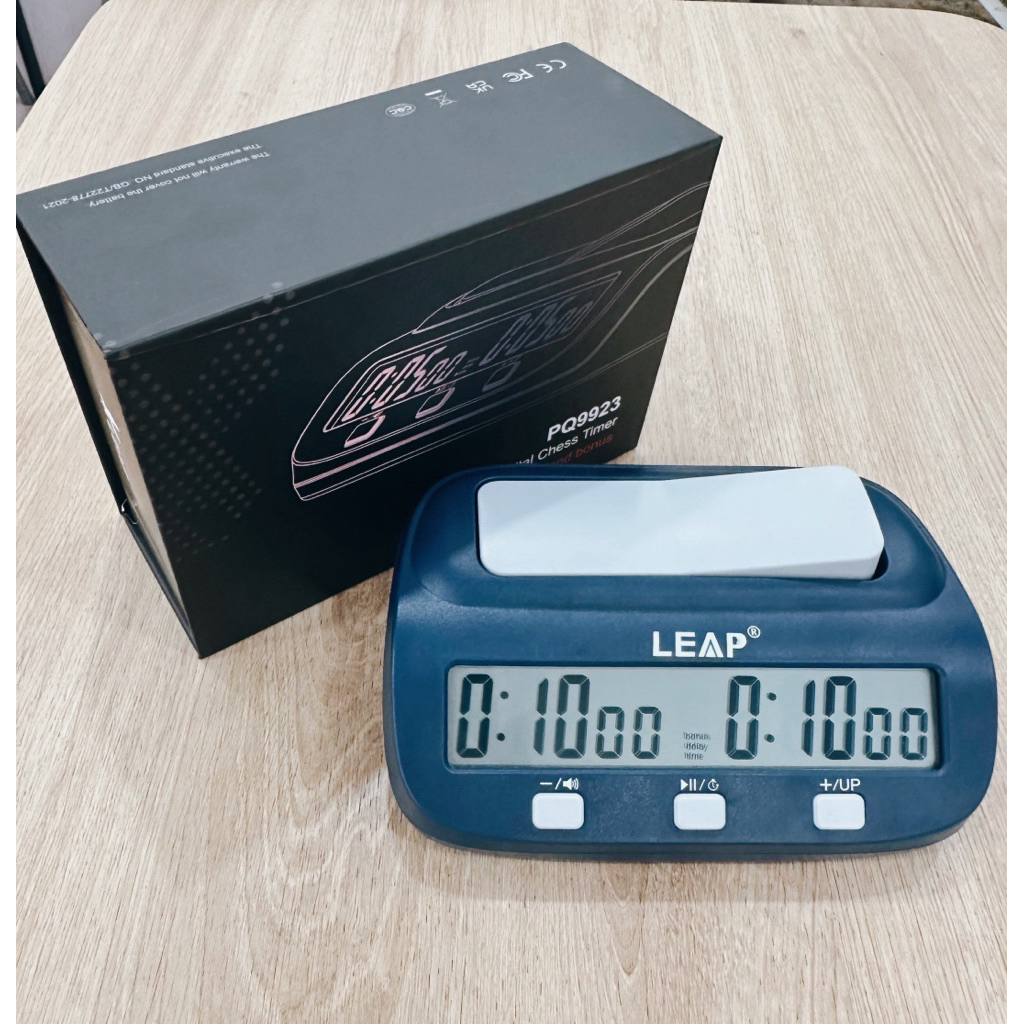 Đồng Hồ Bấm Giờ Cờ Vua LEAP Chess Clock PQ 9923 – Thi Đấu & Luyện Tập Chuyên Nghiệp