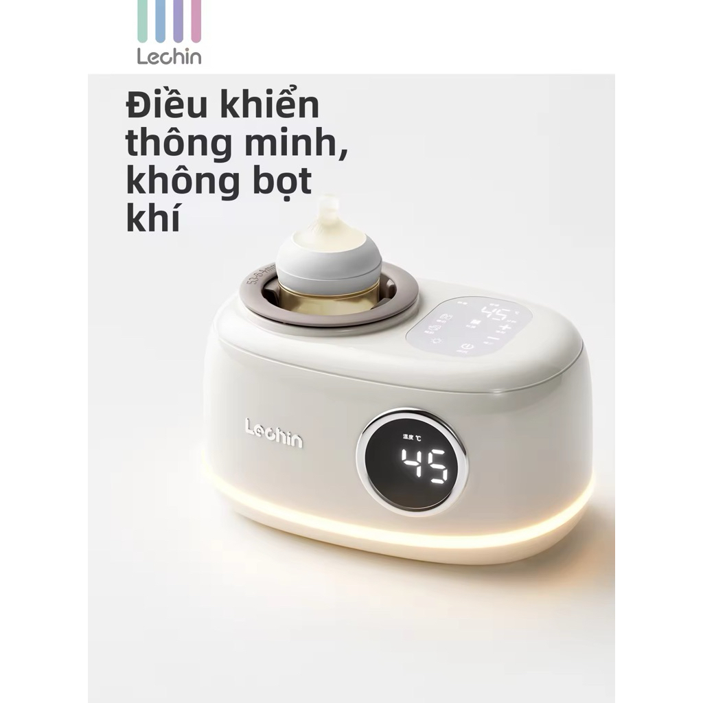 Máy lắc sữa & Hâm sữa thông minh Lechin