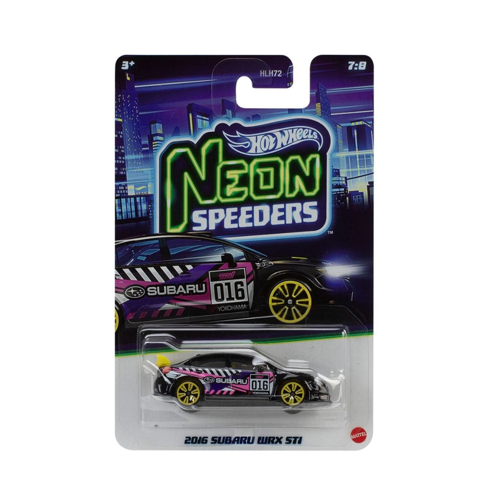 Lehuong Diecast - Xe mô hình Neon Speeders 2016 Subaru WRX STI (Chase) HOT WHEELS HLH72-JKY06