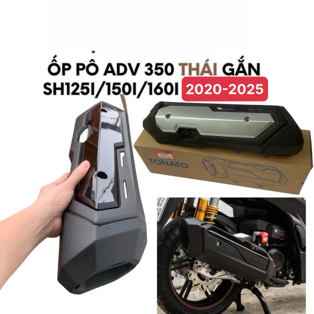 Che Pô Ốp Pô Sh 2020 - 2025 Hàng Thái Xịn 2 lỗ ốc gắn Zin