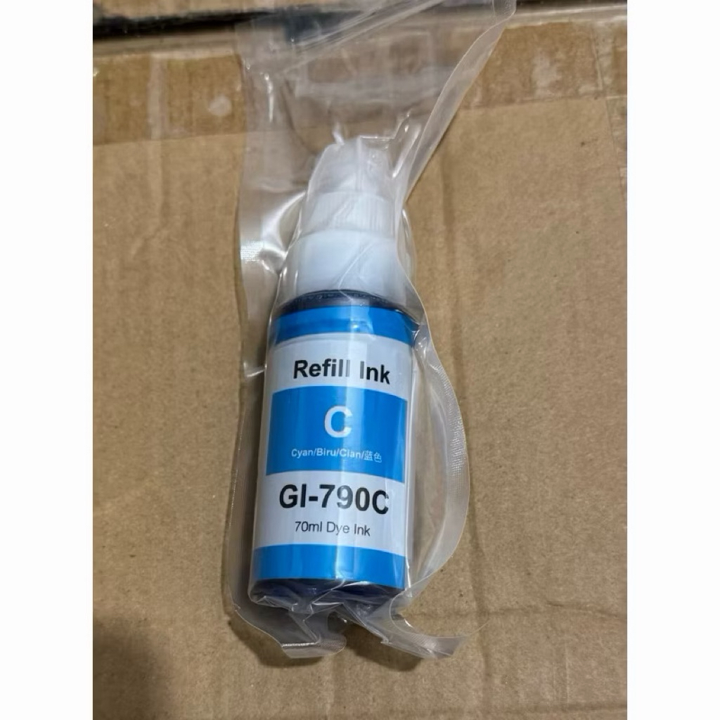 Mực máy in canon (GL-790) Refill/Bulk ink Canon G1000, G1010, G2010, G3010 G2000, G3000... đen/xanh/