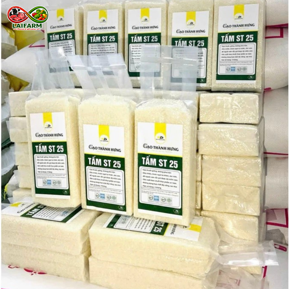 [Laifarm] Gạo Tấm ST25 - 3kg hút chân không