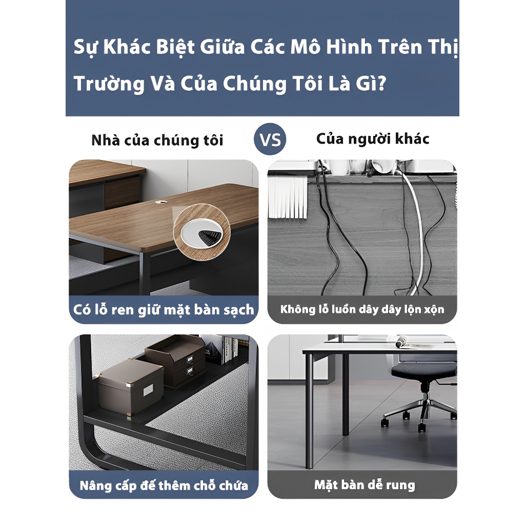 Bali Bàn Làm Việc Bàn Máy Tính Có Ngăn Kéo Kệ Lưu Trữ Khung Thép Chắc Chắn Mặt Bàn Rộng | BigBuy360 - bigbuy360.vn