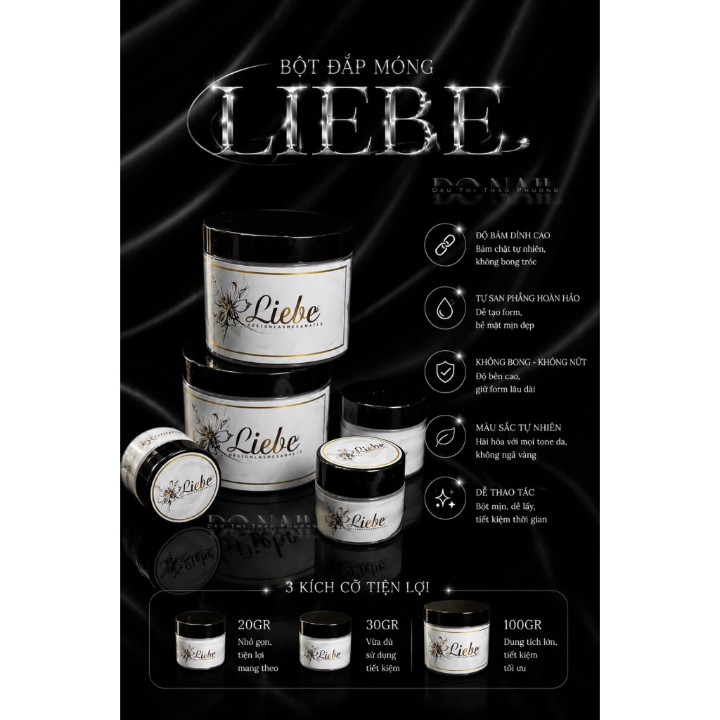 Bột Đắp Móng Trong ( Clear)