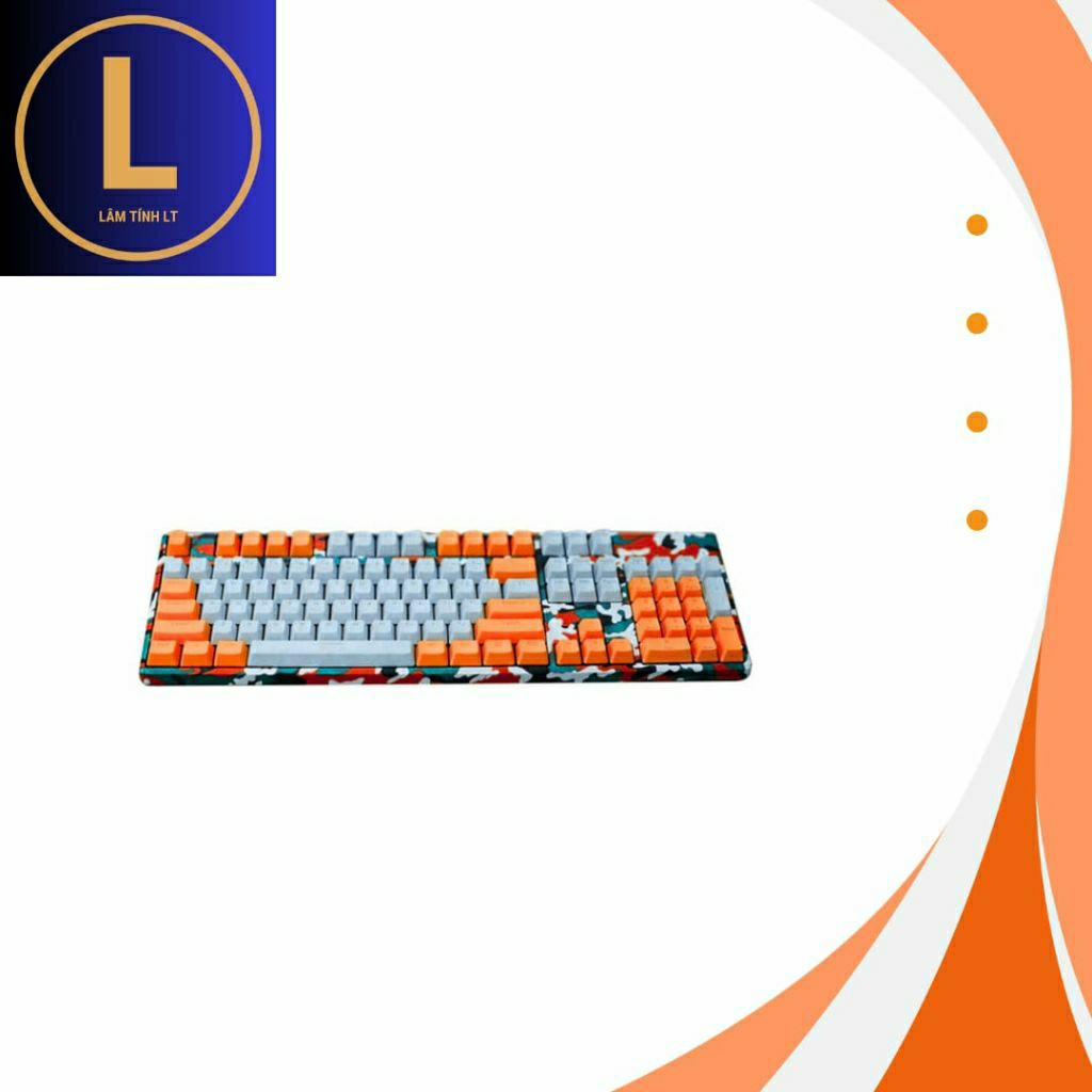 Bàn phím Motospeed GS700 Orange RGB Backlight | Giả cơ, LED RGB, Fullsize 104 phím. Hàng new bảo hàn