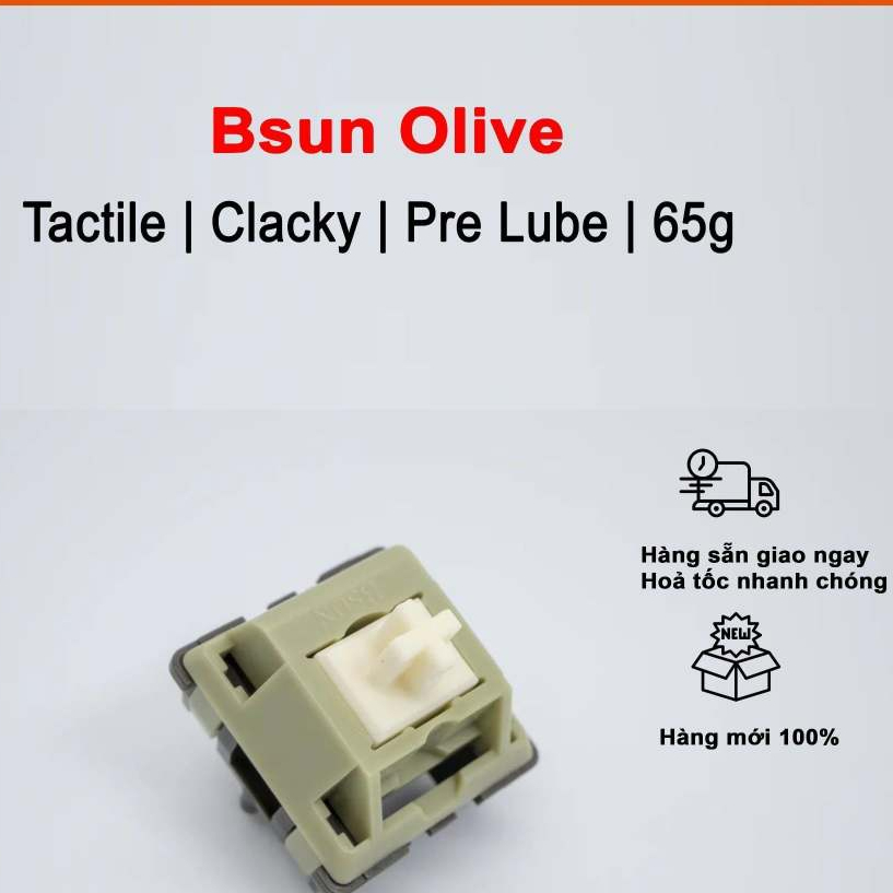 [ Túi 2 Switch ]Switch Bsun Olive (Tactile 65g )