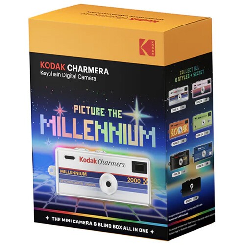 Hộp ngẫu nhiên - Máy ảnh móc chìa khóa - Kodak Charmera Millenium Edition Digital (Single Blind Box)