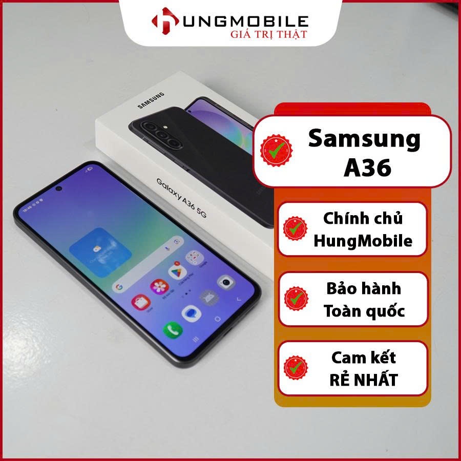 Điện thoại Samsung Galaxy A36 8GB+128GB| Snapdragon 6 Gen 3