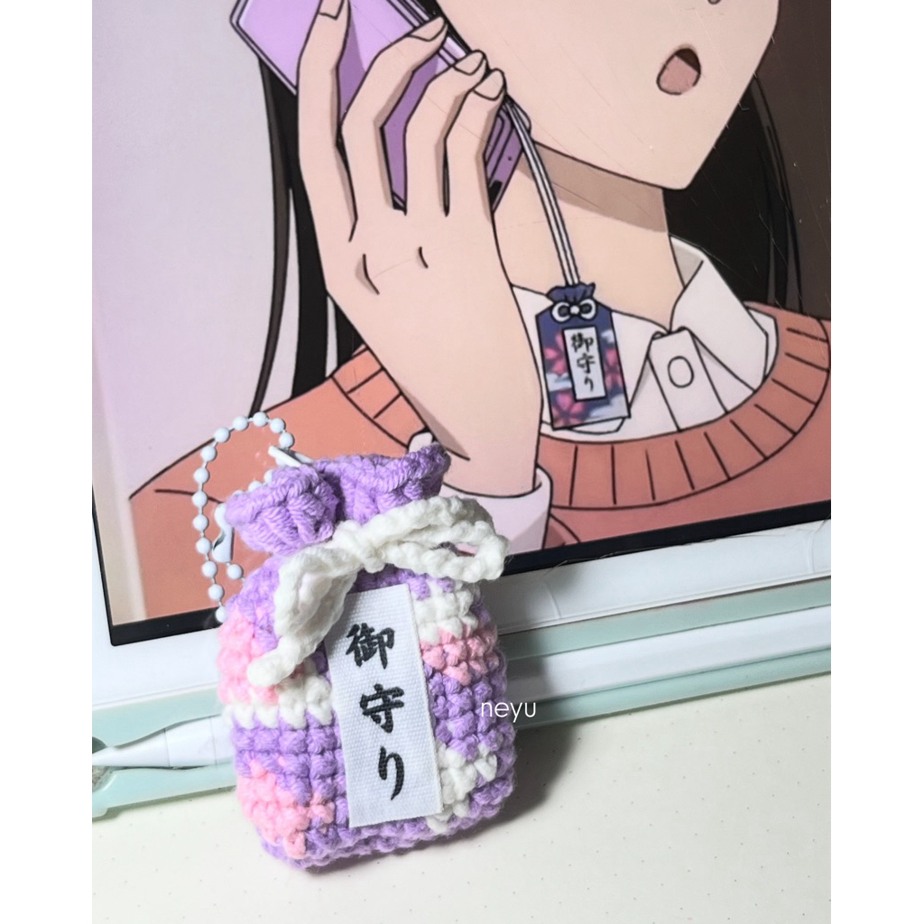 🌸 Móc Khóa Len Bùa Hộ Mệnh Cặp Đôi Heiji & Kazuha (Thám Tử Lừng Danh Conan)