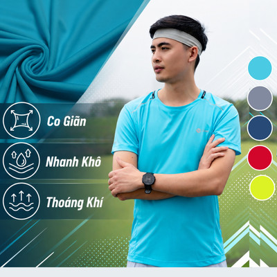 Áo Chạy Bộ Nam LV24N03M204 Livan, Áo Running Nam Nhanh Khô, Siêu Nhẹ, Thoáng Khí, Mặc Tập Gym, Chạy Bộ