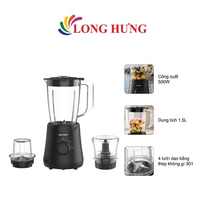 Máy xay sinh tố Sharp EM-SP252-BK - Hàng chính hãng