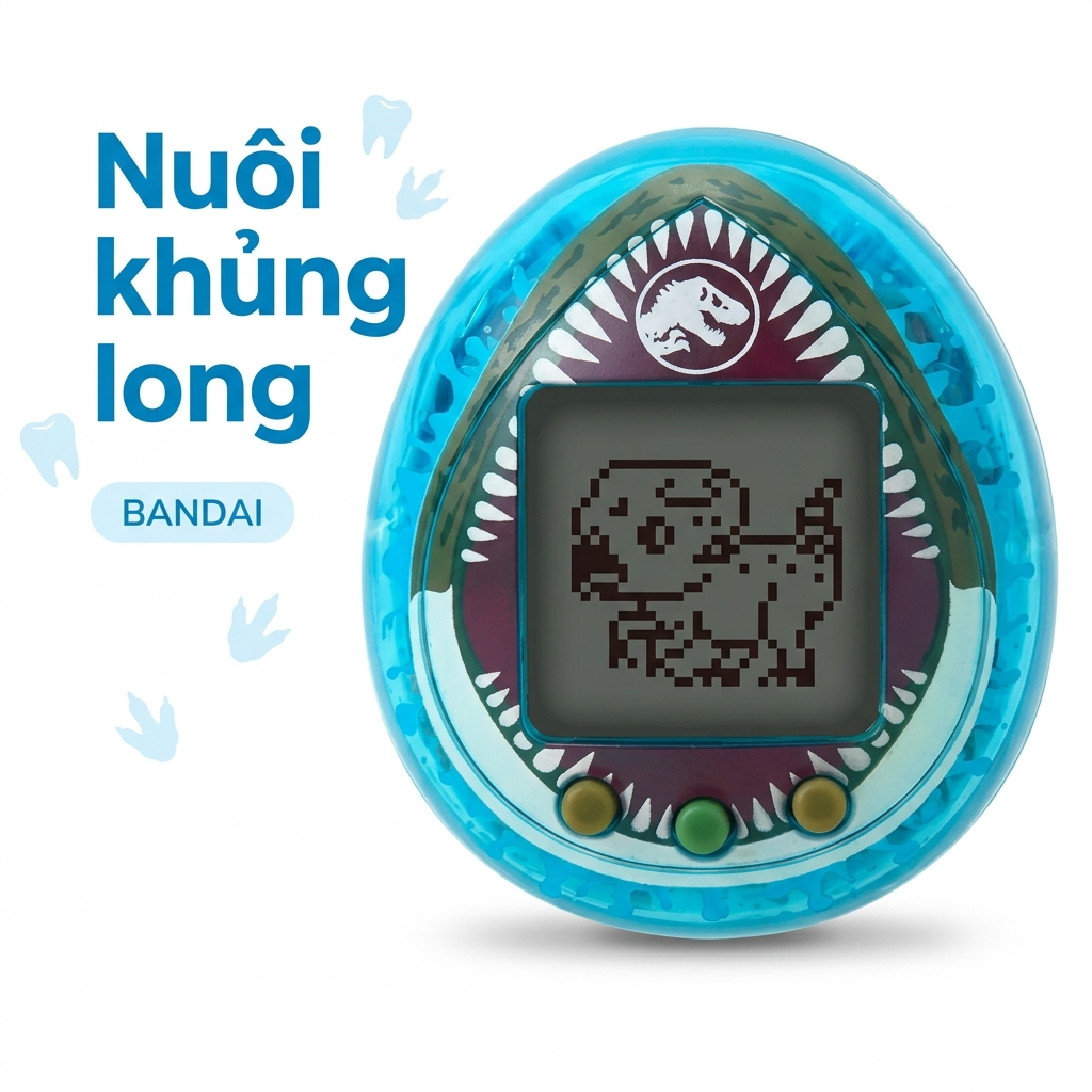 Bandai Tamagotchi nano Jurassic World Mosasaurus máy nuôi thú ảo khủng long