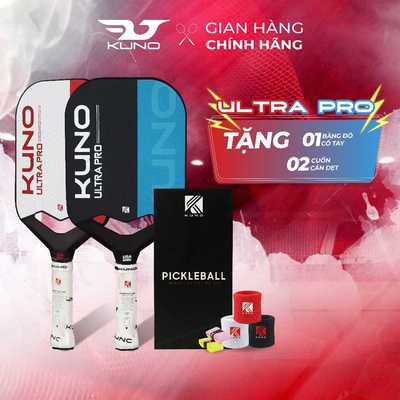 Vợt Pickleball KUNO UltraPro Chính Hãng, Carbon Fiber T700 Cao Cấp, Công Nghệ Tiên Tiến, Tấn Công Mạnh Mẽ